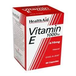 HealthAid Vitamin E 1000iu Natural 60 Capsules