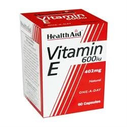 HealthAid Vitamin E 600iu Natural 60 Capsules
