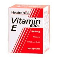 HealthAid Vitamin E 600iu Natural 30 Capsules