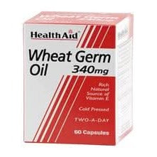 HealthAid Wheat Germ Oil 340mg 60 Capsules
