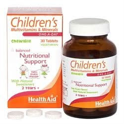 HealthAid Children's MultiVitamin + Min 30 Tablets