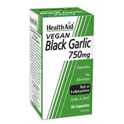 HealthAid Black Garlic 750mg 30 Capsules