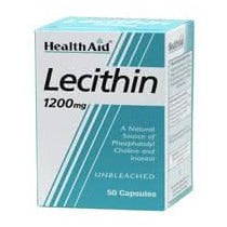 HealthAid Lecithin 1200mg (unbleached) 50 Capsules