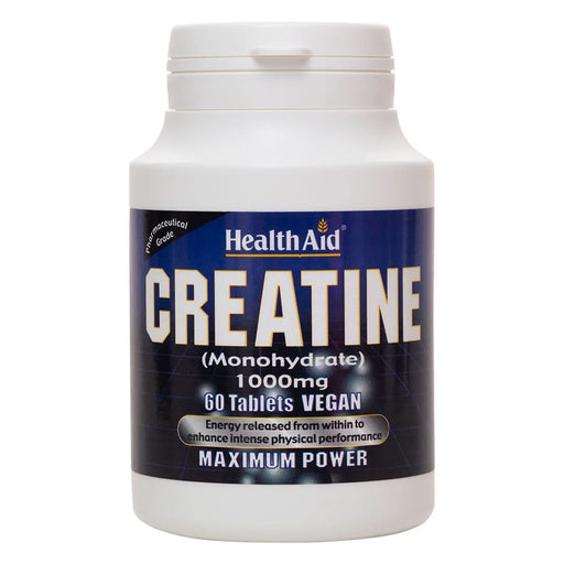 HealthAid Creatine Monohydrate 1000mg 60 Tablets