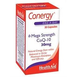 HealthAid Conergy CoQ-10 20mg 30 Capsules