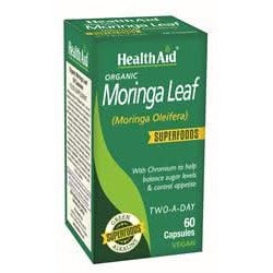HealthAid Organic Moringa Leaf 60 Capsules