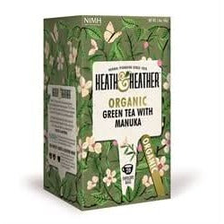 Heath And Heather Org Green Tea & Manuka Honey 20bag