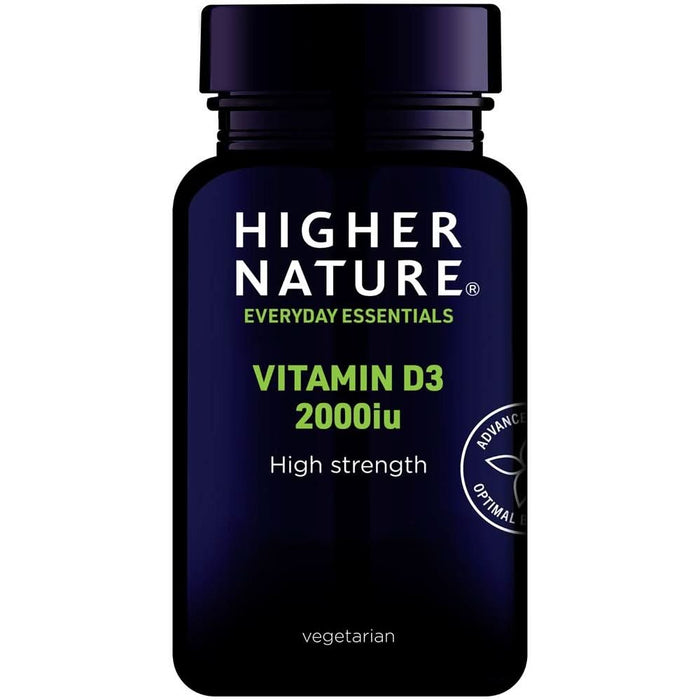 Higher Nature High Strength Vitamin D3 120 Capsules