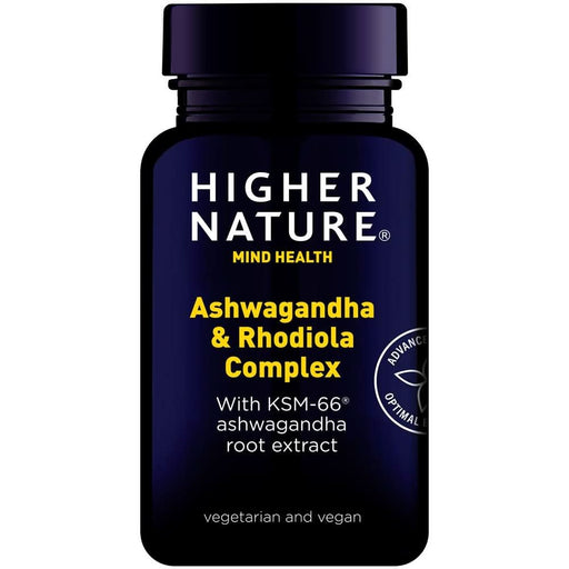 Higher Nature Ashwagandha & Rhodiola Complex 30 Capsules