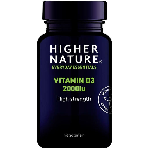 Higher Nature High Strength Vitamin D3 60 Capsules