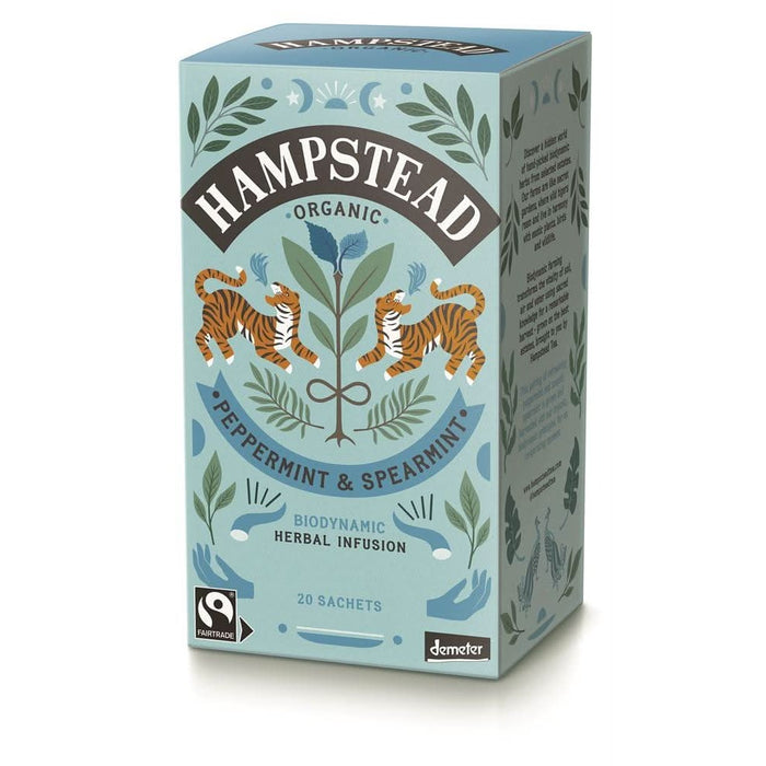 Hampstead Tea Organic Peppermint & Spearmint 20 Bags