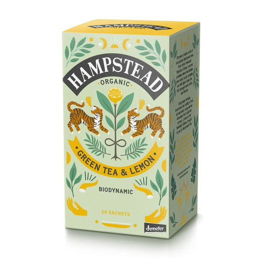 Hampstead Tea Organic Lemon Green Tea 20 Bags