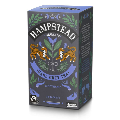 Hampstead Tea Organic Demeter Earl Grey 20 Bags
