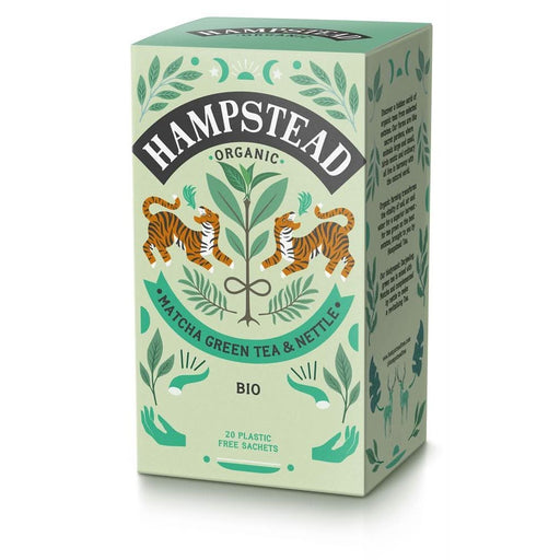Hampstead Tea Organic Matcha Green Tea & Nettle 20 Bags