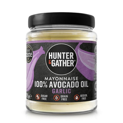 Hunter and Gather Avocado Oil Mayonnaise Garlic 175g