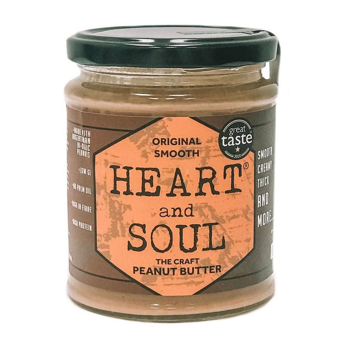 Heart and Soul Original Smooth Peanut Butter 280g