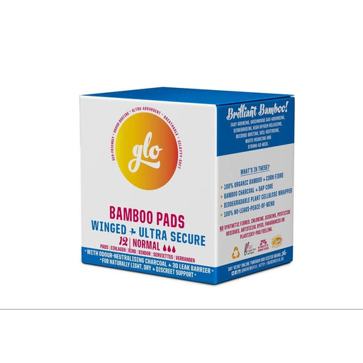 Here We Flo Glo Bamboo Long Pad Bladder 10pads