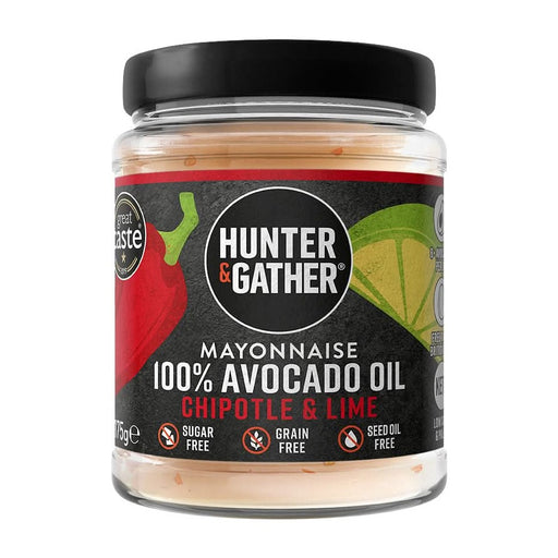 Hunter and Gather Avocado Oil Mayonnaise Chipotle and Lime 175g