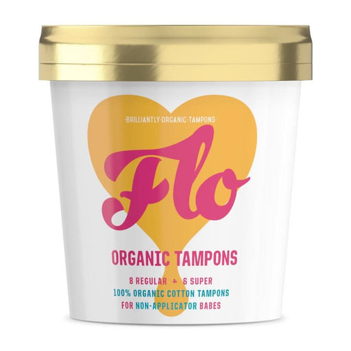 Here We Flo Non-Applicator Tampons, Combo 16pack