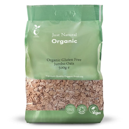 Just Gluten Free Organic Jumbo Oats 500g