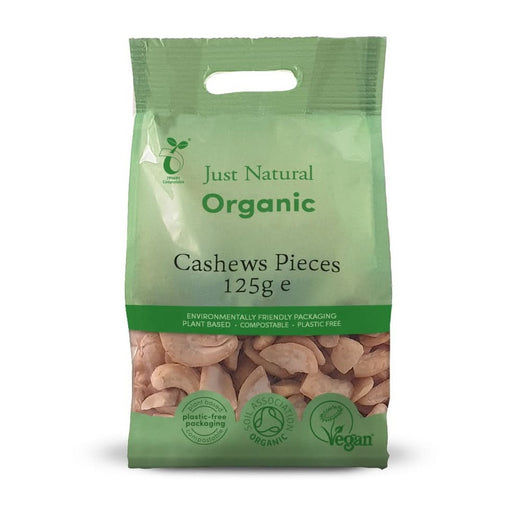 Just Natural Organic Cashews Pieces 125g