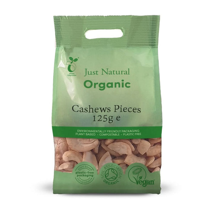 Just Natural Organic Cashews Pieces 125g