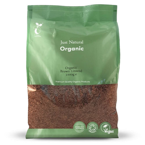 Just Natural Organic Brown Linseed 1KG