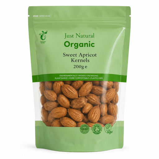 Just Natural Organic Sweet Apricot Kernels 200g