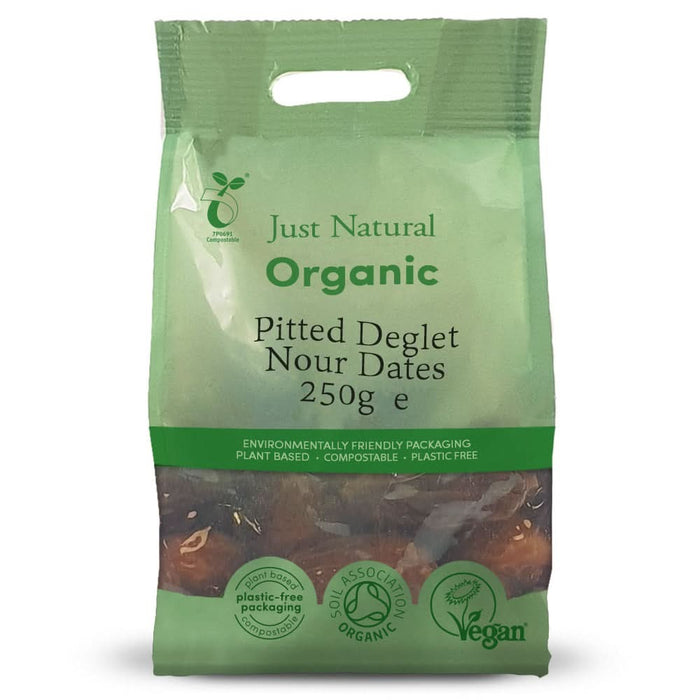Just Natural Organic Dates Pitted Deglet Nour 250g