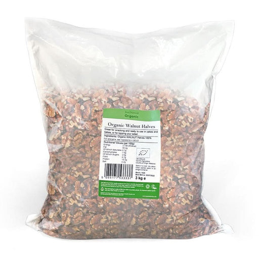 Just Natural Organic Walnut Halves 3KG
