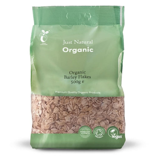 Just Natural Organic Barley Flakes 500g