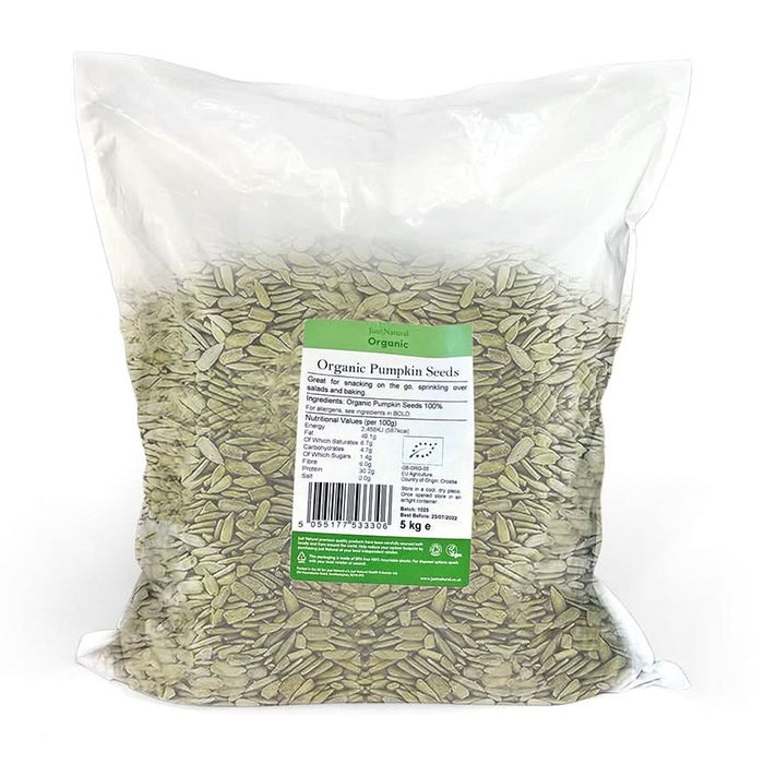 Just Natural Organic Pumpkin Seeds 5KG