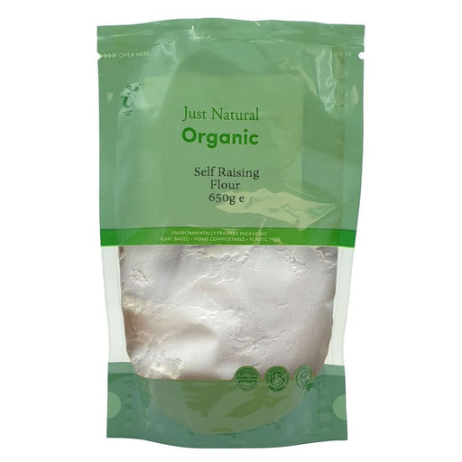 Just Natural Organic Flour White Self Raising 650g