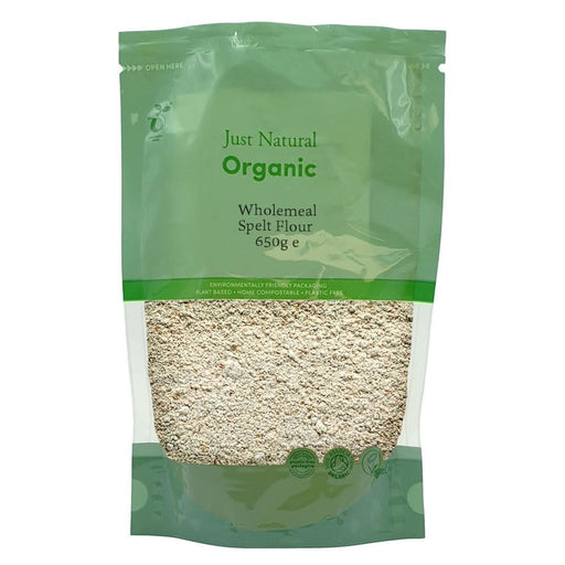 Just Natural Organic Flour Wholemeal Spelt 650g