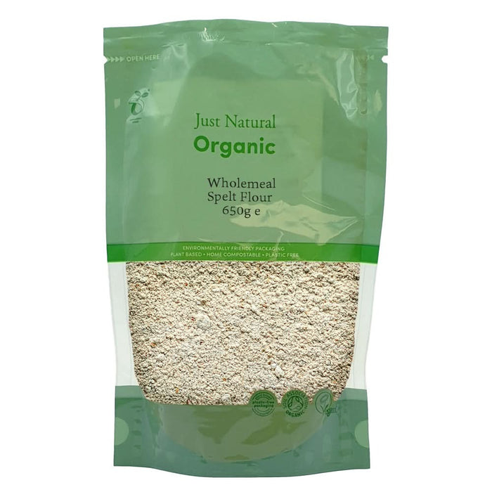 Just Natural Organic Flour Wholemeal Spelt 650g