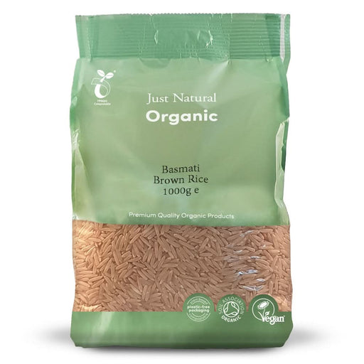 Just Natural Organic Basmati Brown Rice 1KG