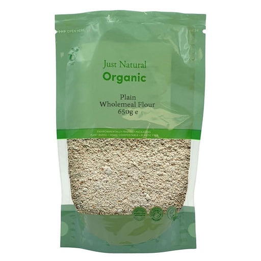 Just Natural Organic Flour Plain Wholemeal 650g