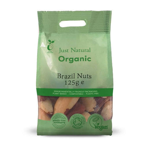 Just Natural Organic Brazils Whole 125g