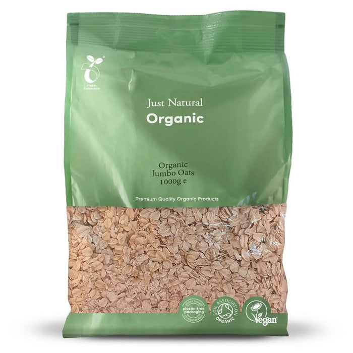 Just Natural Organic Jumbo Oats 1KG