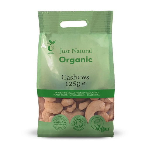 Just Natural Organic Cashews Whole 125g