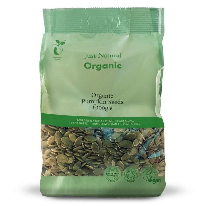 Just Natural Organic Pumpkin Seeds 1KG