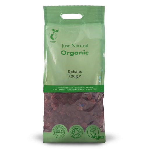 Just Natural Organic Raisins Thompson Seedless 500g