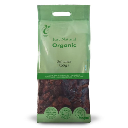 Just Natural Organic  Sultanas 500g