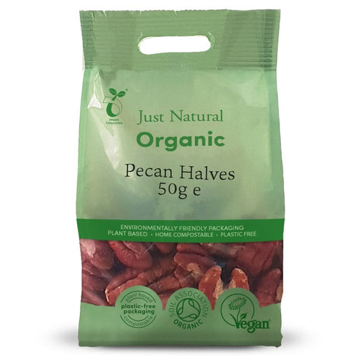 Just Natural Organic Pecan Halves 50g