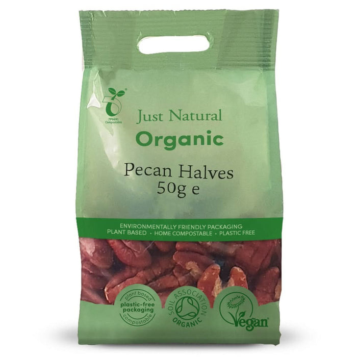 Just Natural Organic Pecan Halves 50g