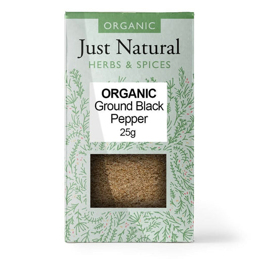 Just Natural Ground Black Pepper 25g