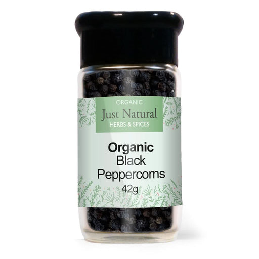 Just Natural Peppercorns Black 42g