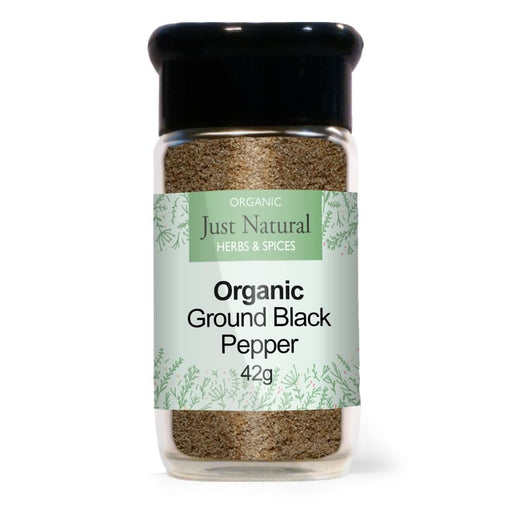 Just Natural Pepper Ground Black 42g
