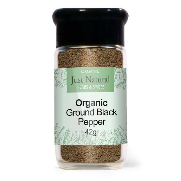 Just Natural Pepper Ground Black 42g