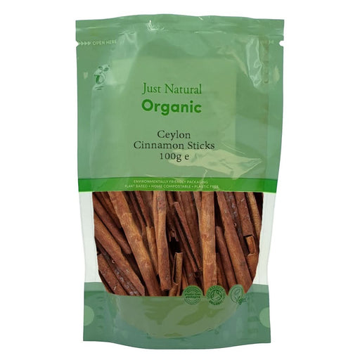 Just Natural Organic Cinnamon Ceylon Sticks 100g